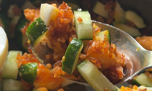 Crispy Rice using leftover rice