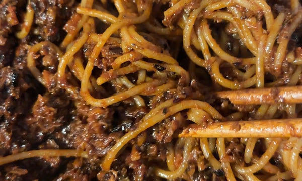 Fiery Korean Mushroom Bolognese ft. Midnight Gospel