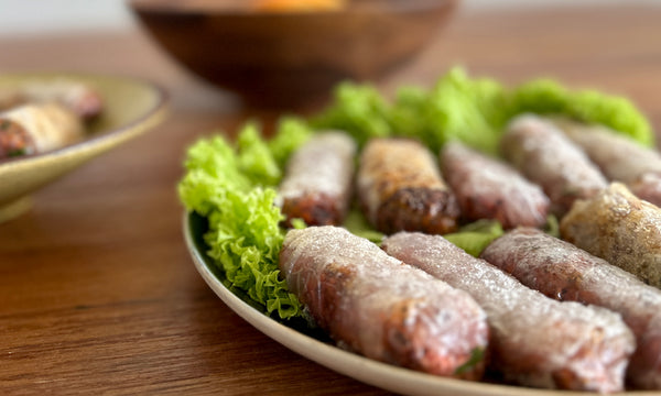 Fried Rice Paper Rolls (shiok & crispy)