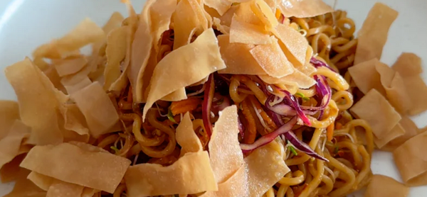 Indomie Salad ft. Umami Bomb Cashew Cream