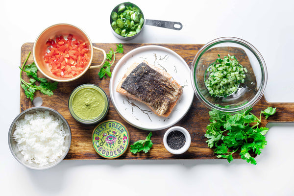 Emily Mariko Salmon Rice Bowl Recipe - Loaded Gun Style
